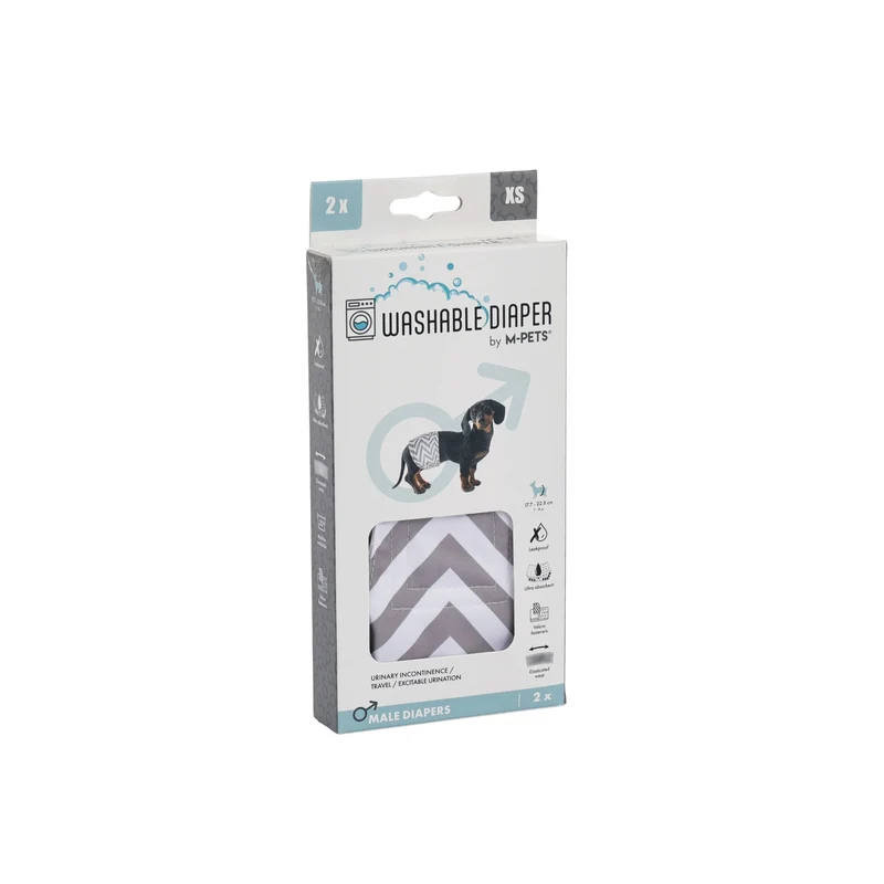 Male Dog Washable Diaper 2pcs