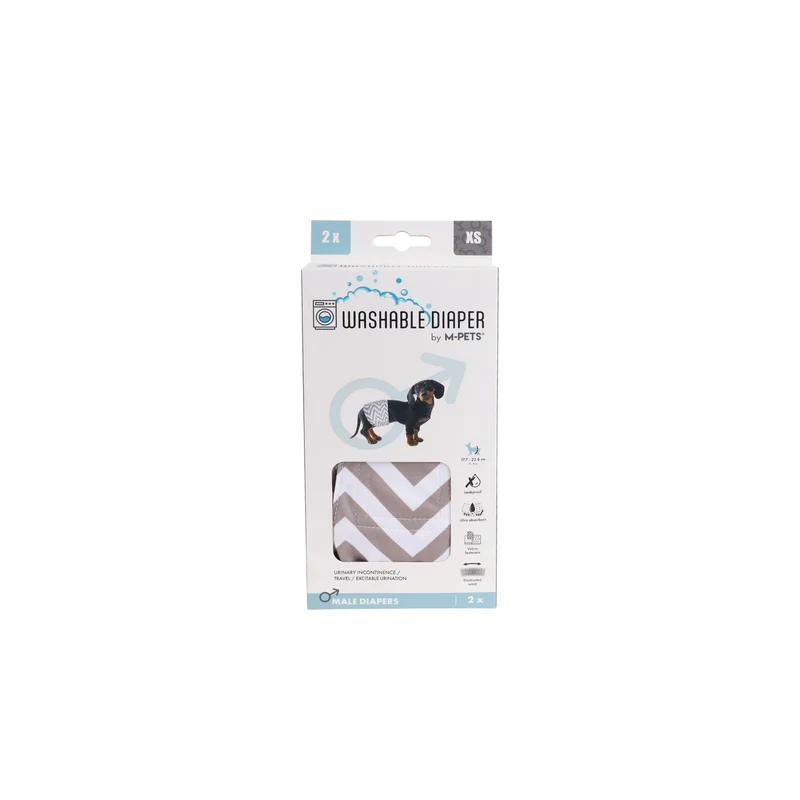 Male Dog Washable Diaper 2pcs