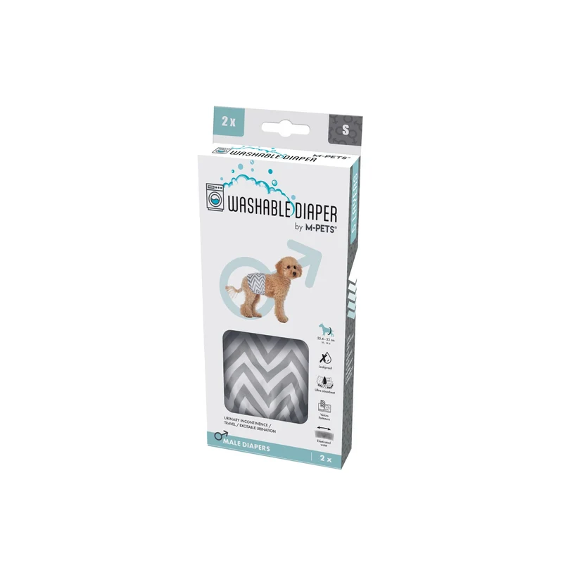 Male Dog Washable Diaper 2pcs