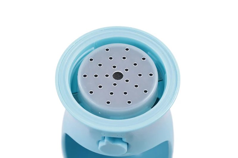 ON THE ROAD - Dog water bottle 300 ml 2 in 1 - Blue mist