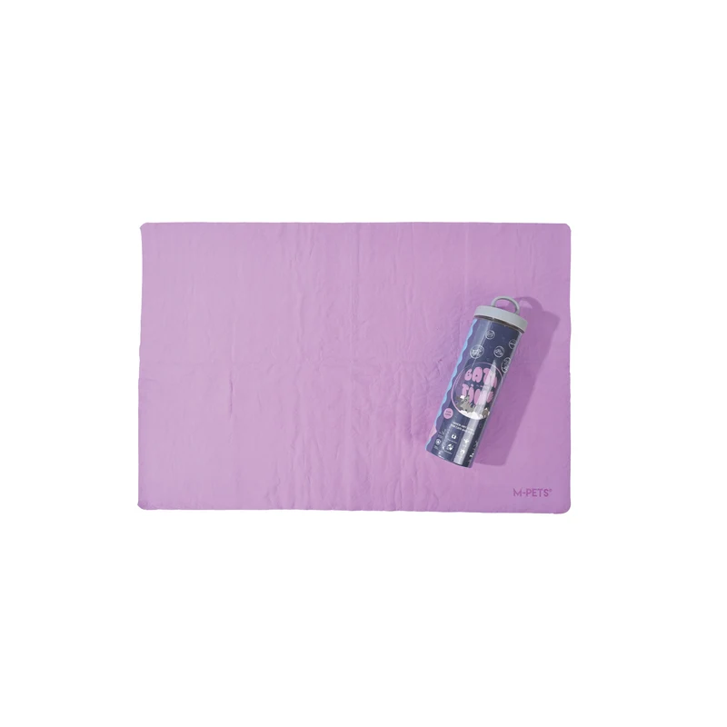 BATHTIME Quick-dry Towel for Cats and Dogs Purple Bubble