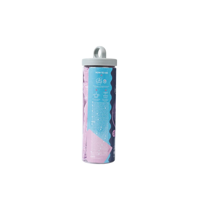 BATHTIME Quick-dry Towel for Cats and Dogs Purple Bubble