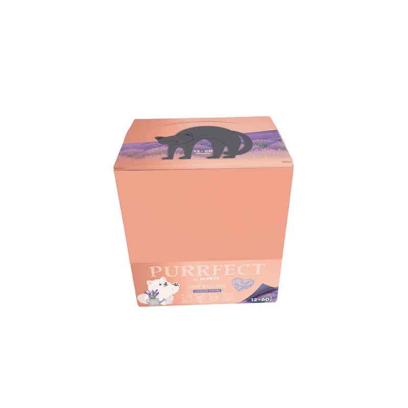 PURRFECT Lint roller Lavender scent 60 sheets x 12 pcs display