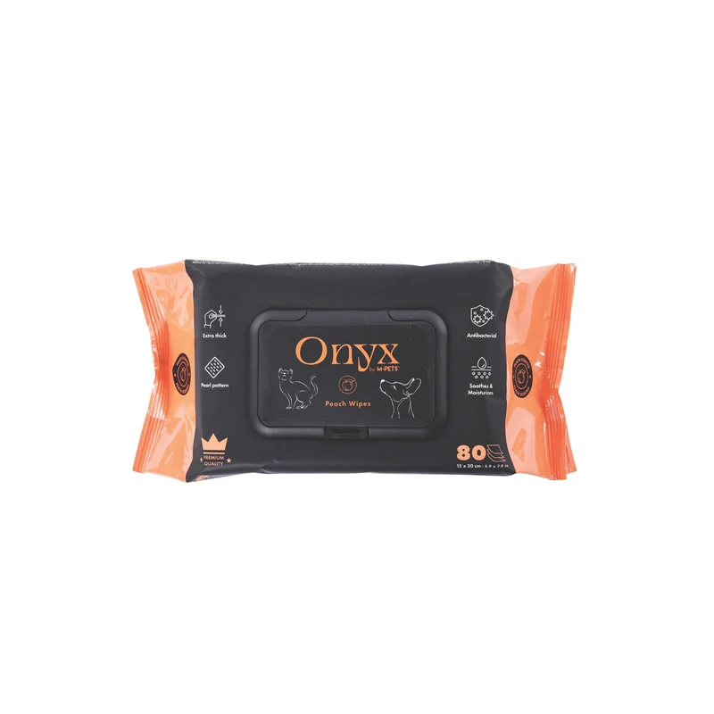 ONYX Peach wipes - 80 sheets