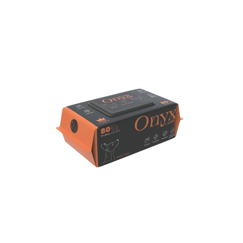 ONYX Peach wipes - 80 sheets