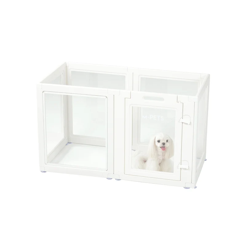 BLANCHE Puppy pen 6 panels S white
