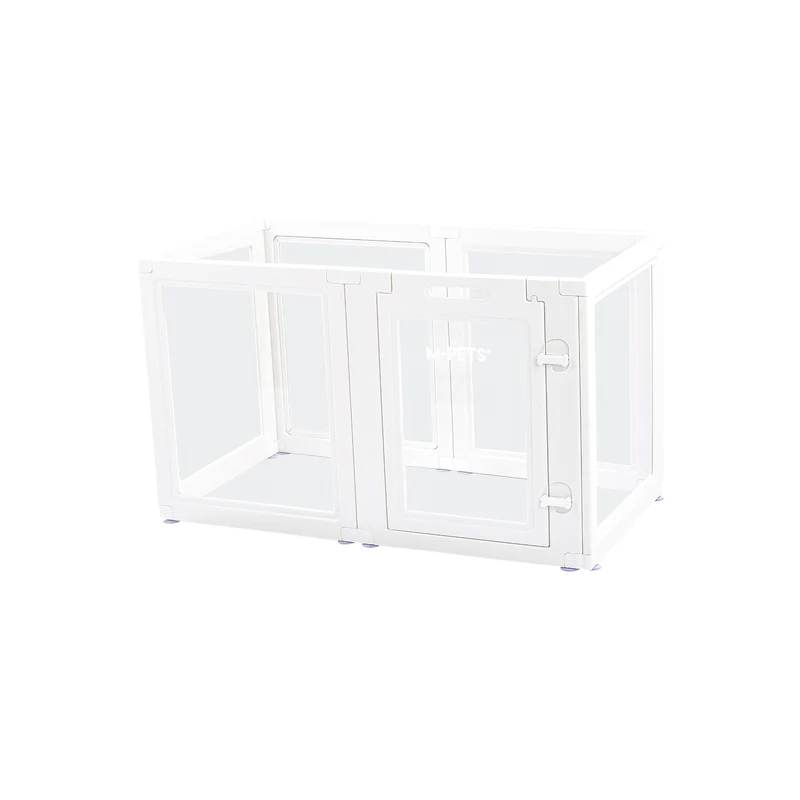 BLANCHE Puppy pen 6 panels S white