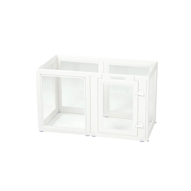 BLANCHE Puppy pen 6 panels S white