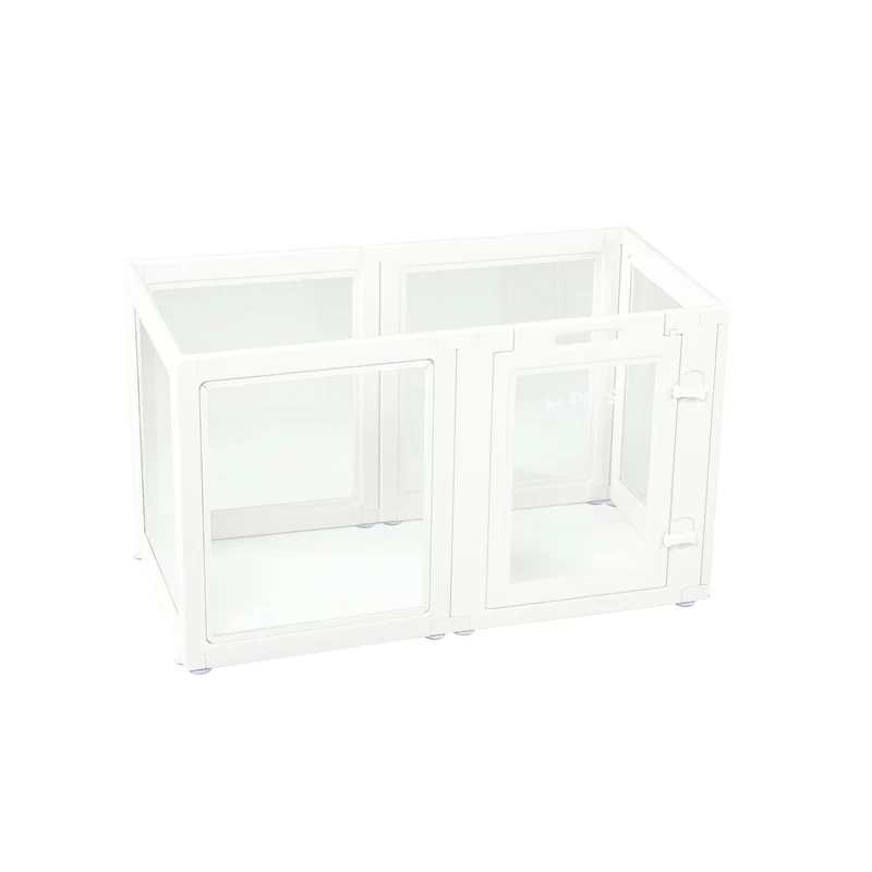 BLANCHE Puppy pen 6 panels S white