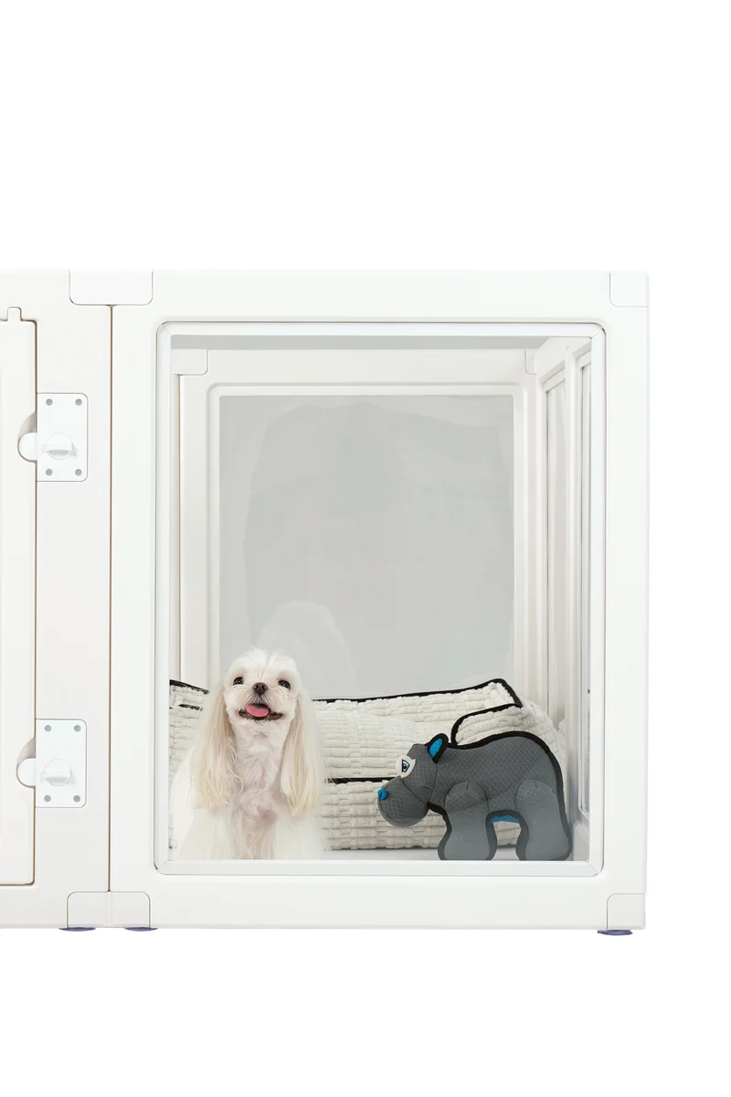 BLANCHE Puppy pen 8 panels L white