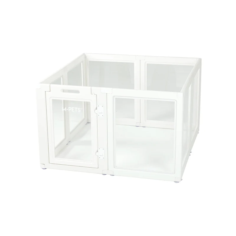 BLANCHE Puppy pen 8 panels L white