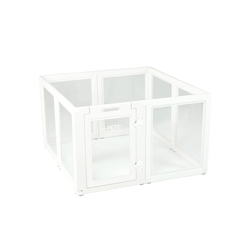 BLANCHE Puppy pen 8 panels L white