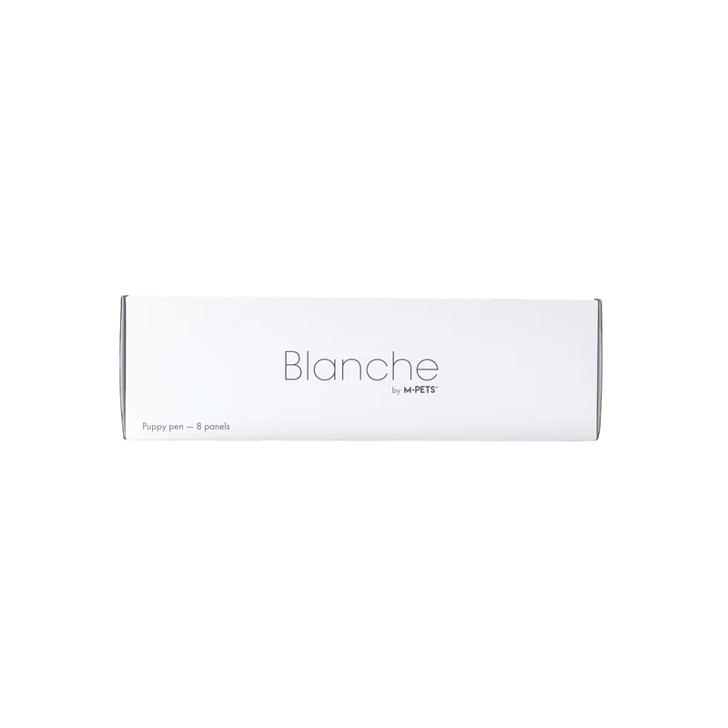 BLANCHE Puppy pen 8 panels L white