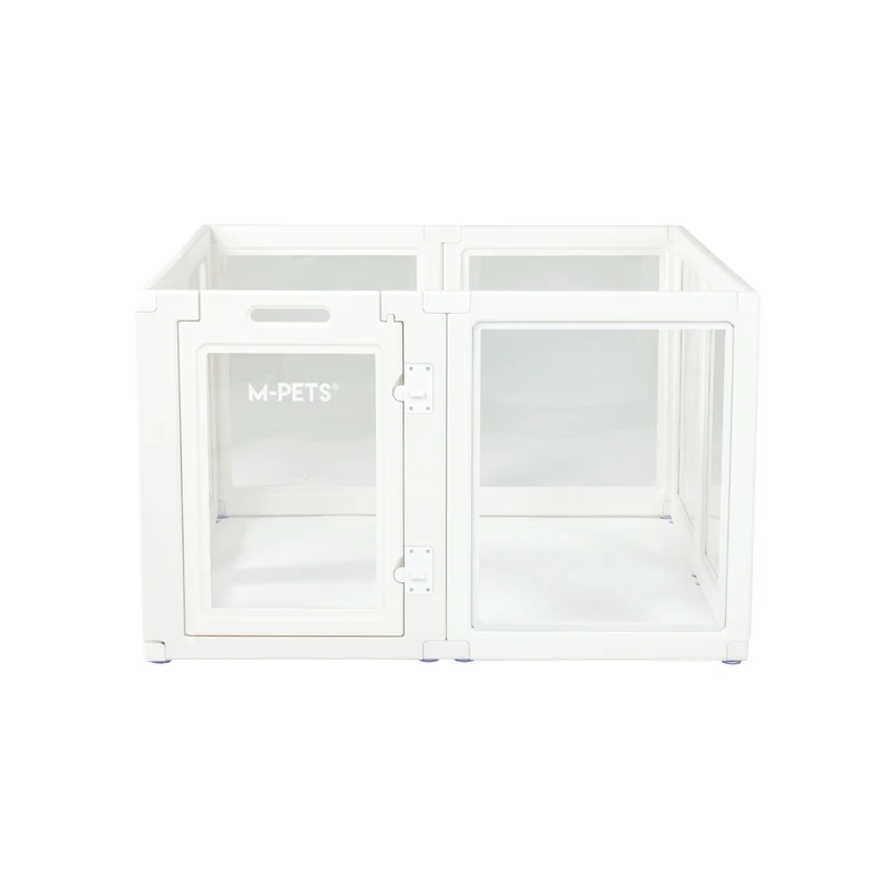 BLANCHE Puppy pen 8 panels L white