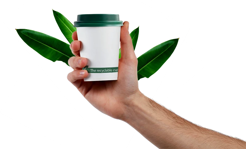 Vasos Blancos Reciclados 240ml (8oz)