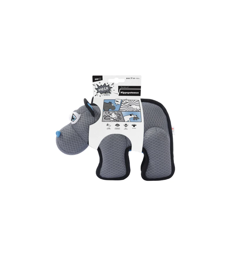 MEGA Dog toy Hippopotamus