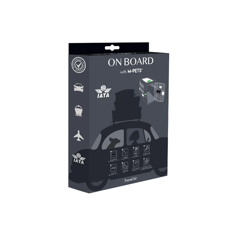 On Board Travel kit double bowl black