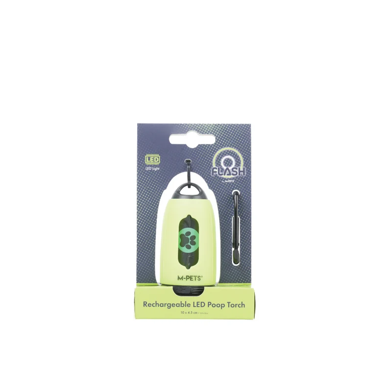 FLASH LED Poop Torch Green