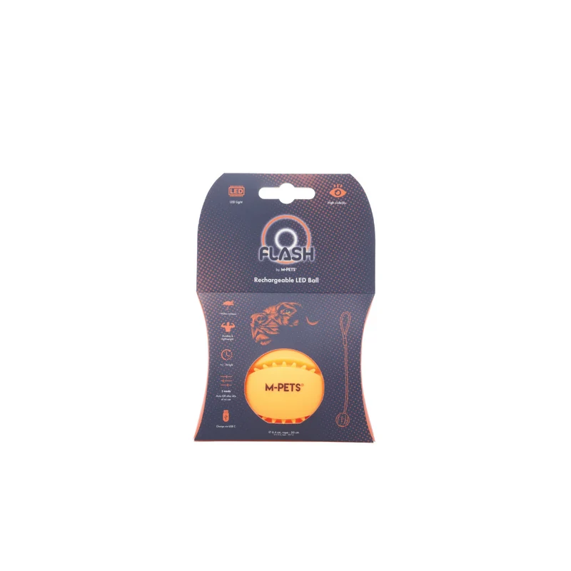 FLASH LED Ball Orange