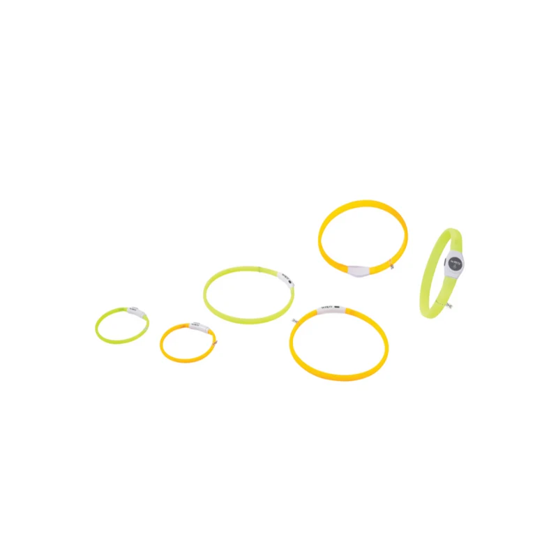 FLASH LED rechargeable collar Orange