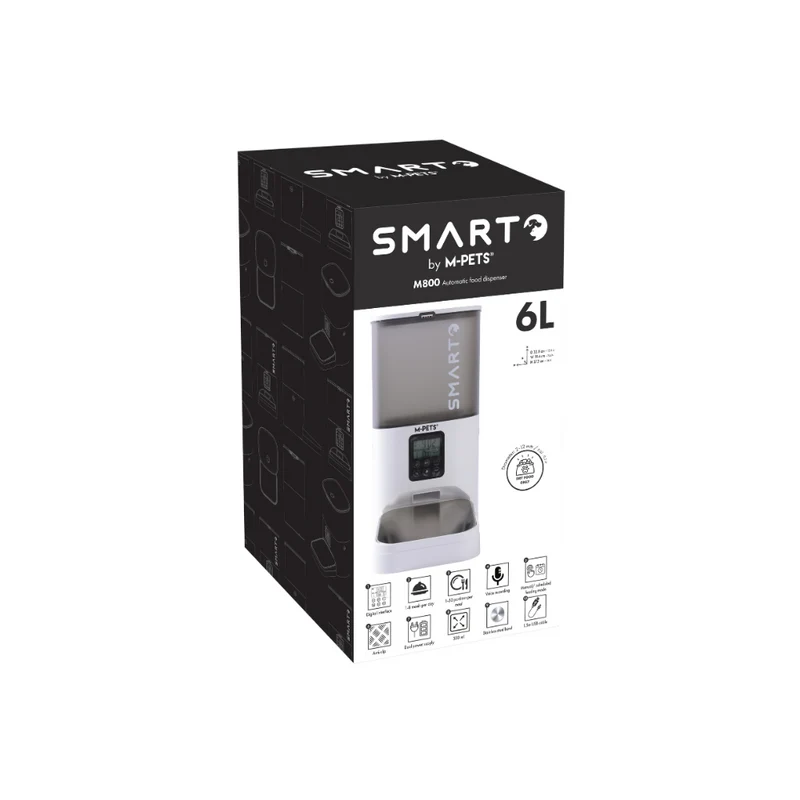 SMARTO M800 6L Automatic Food dispenser