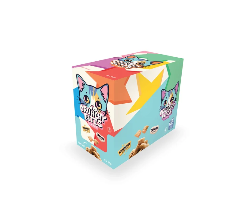 CRUNCHY BITES cat snack salmon flavour - 60 g