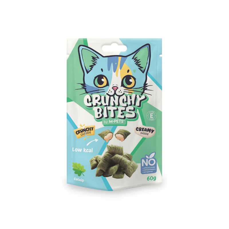CRUNCHY BITES cat snack catnip flavour - 60 g