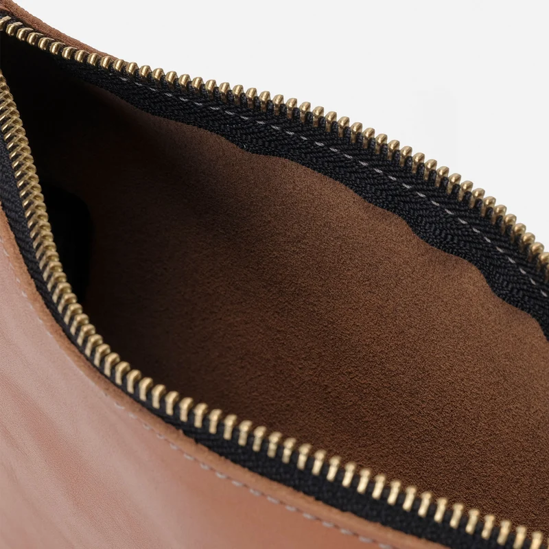 Zipper Cognac