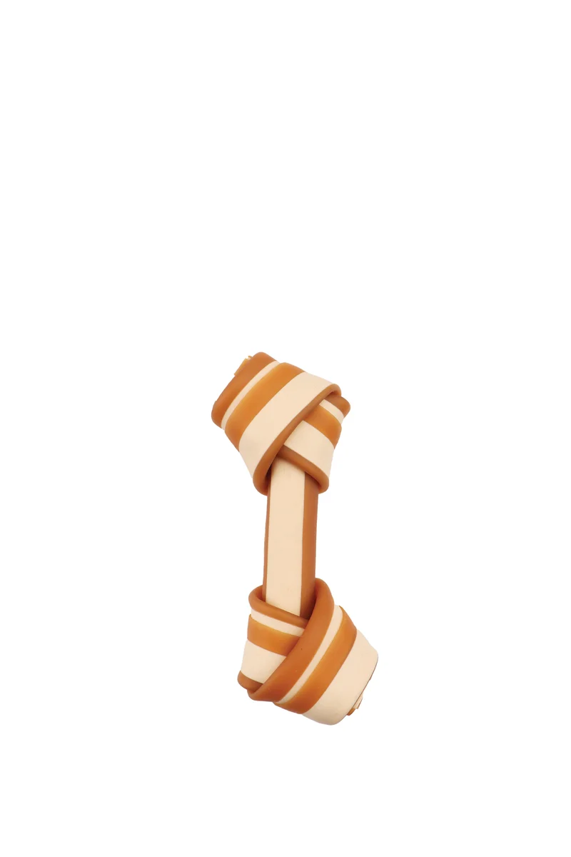 TRUSTY Knotted bone Chicken Flavor - SWEET POTATO DISPLAY 12.7 cm