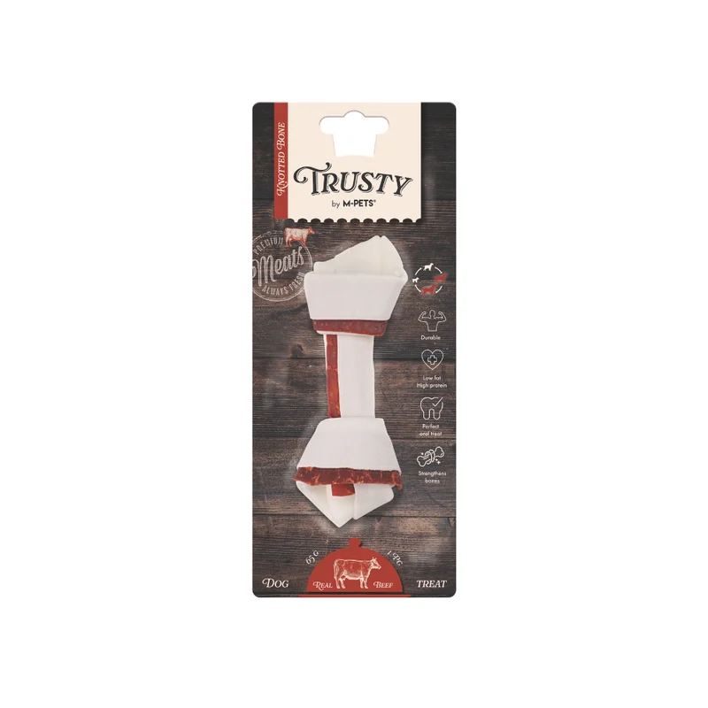 TRUSTY Knotted bone Beef Flavor 15.3 cm