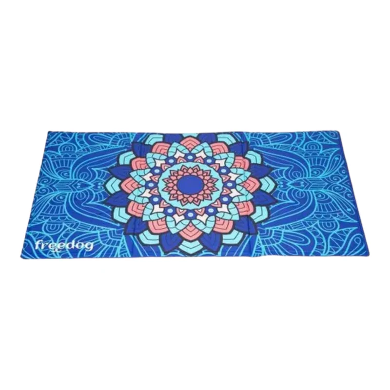 Freedog Colchoneta Refrescante de Gel Mandala Azul para Perros y Gatos