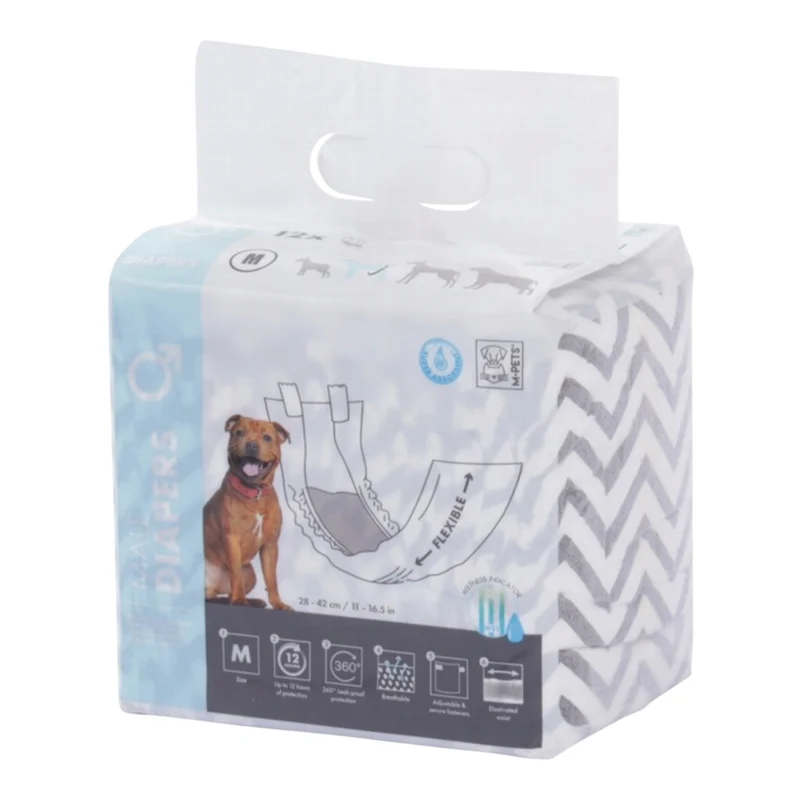 M-PETS Pañales para Macho – Protección Máxima contra Marcaje e Incontinencia