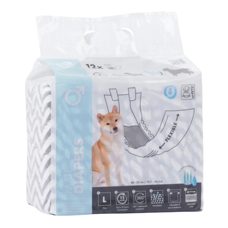 M-PETS Pañales para Macho – Protección Máxima contra Marcaje e Incontinencia