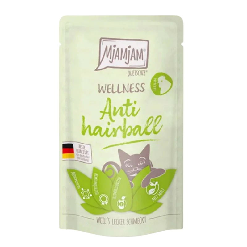 MjAMjAM Wellness Anti Bolas de Pelo para Gatos 125g