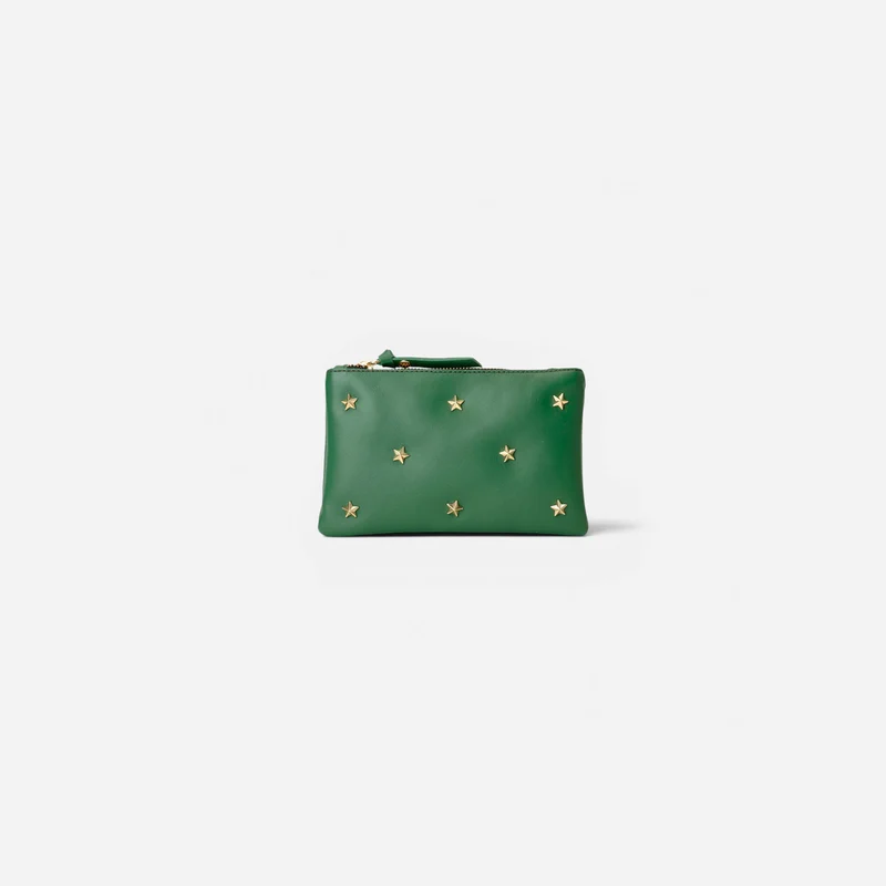 Wallet Stars Green