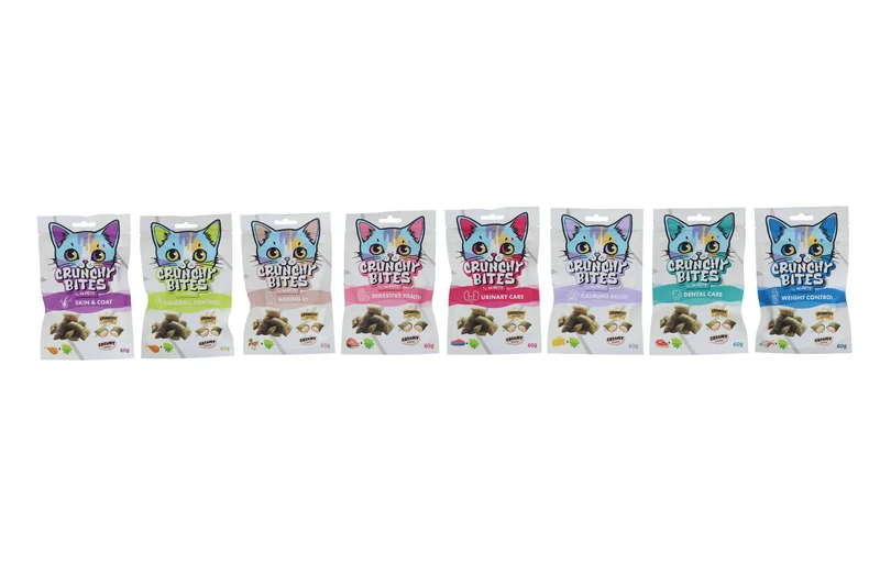 CRUNCHY BITES Cat Treats with function DIGESTIVE HEALTH - 60 g