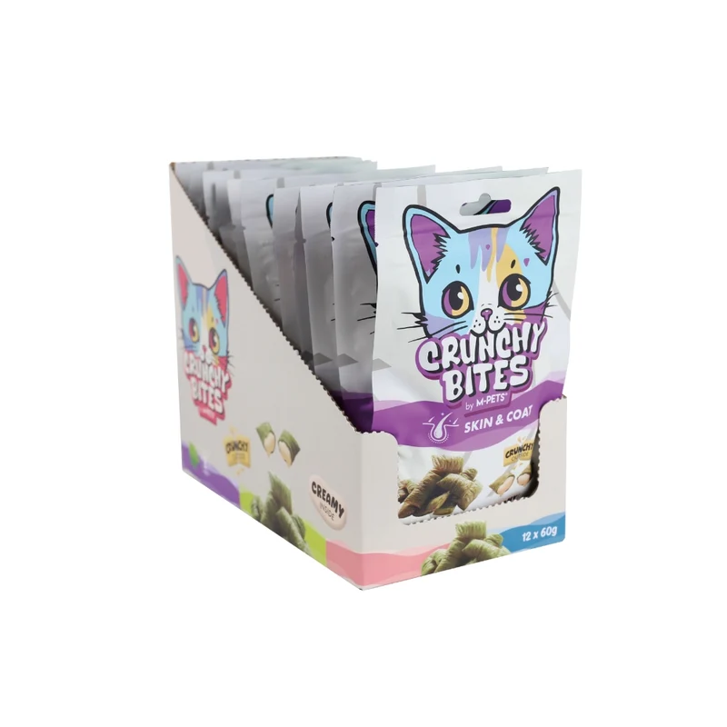CRUNCHY BITES Cat Treats with function SKIN COAT - 60 g