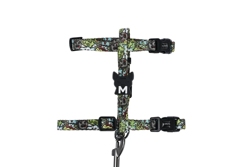 URBAN STYLE FREESTYLE Multicolour Cat Harness & Leash set