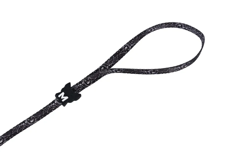 URBAN STYLE FREESTYLE Black & White Cat Harness & Leash set