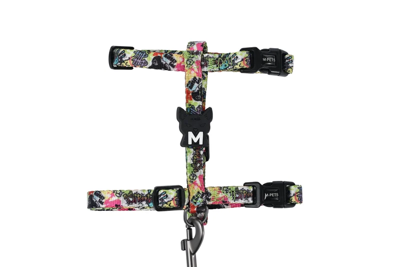 URBAN STYLE GRAFFITI Cat Harness & Leash set