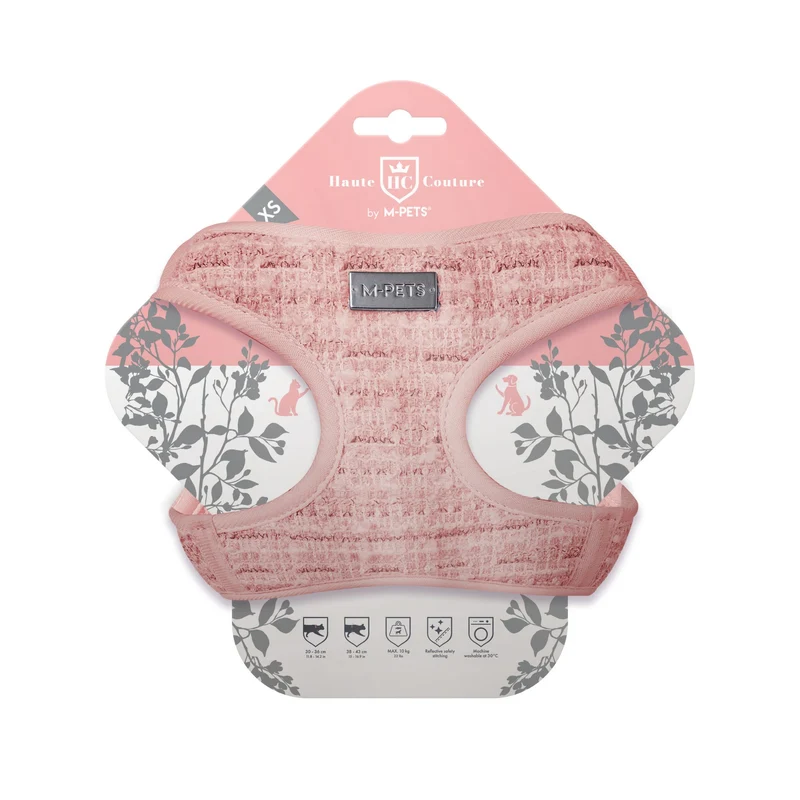 Haute Couture Cat harness Pink charm