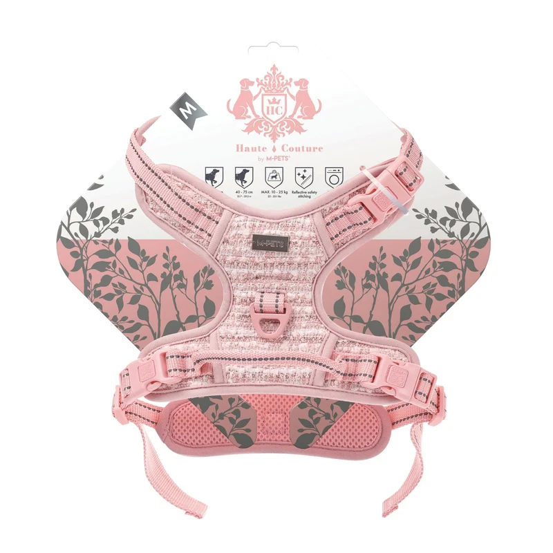 Haute Couture Dog harness Pink charm