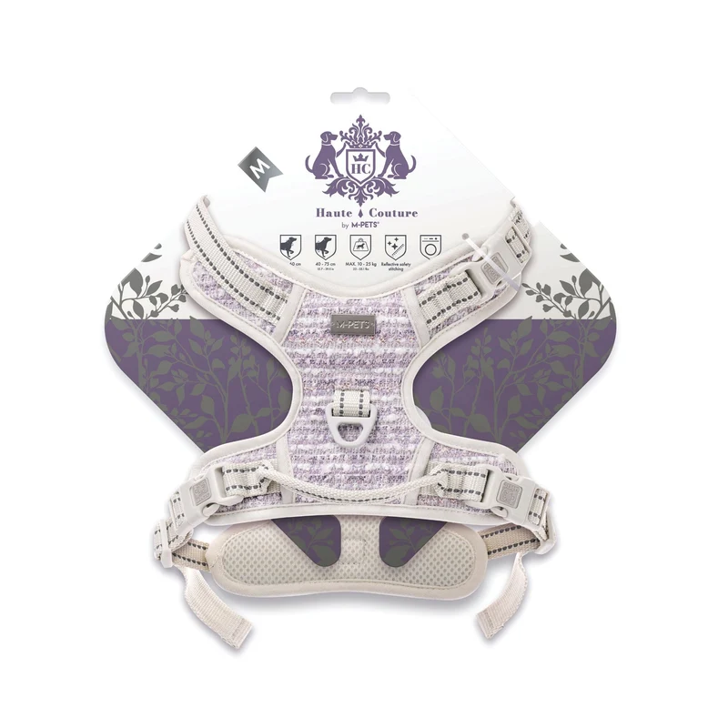Haute Couture Dog harness Purple charm