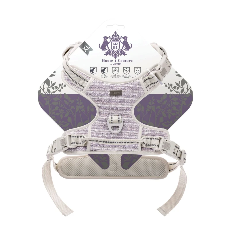 Haute Couture Dog harness Purple charm