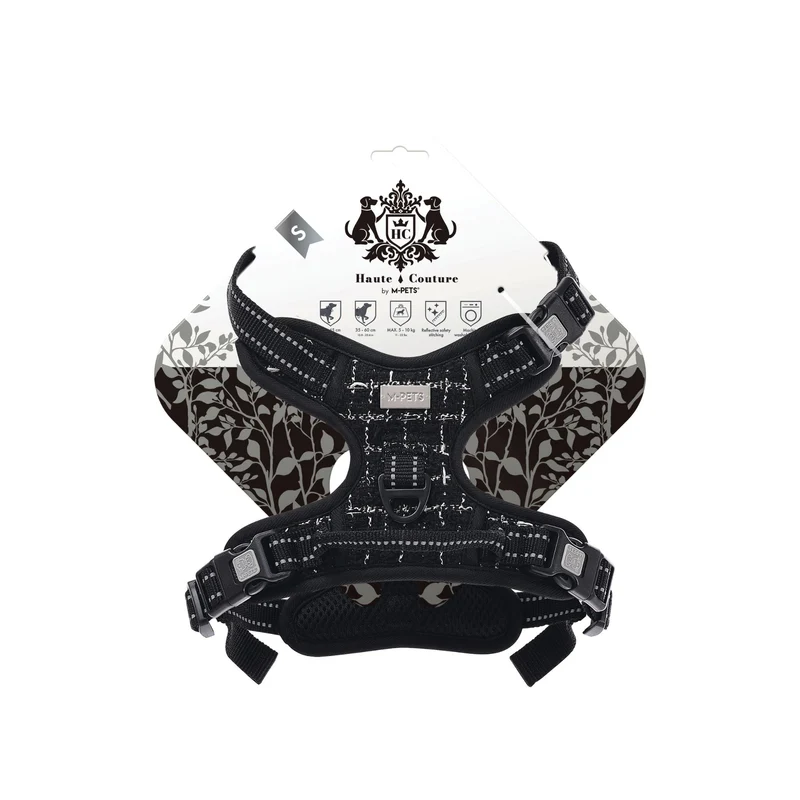 Haute Couture Dog harness Black charm