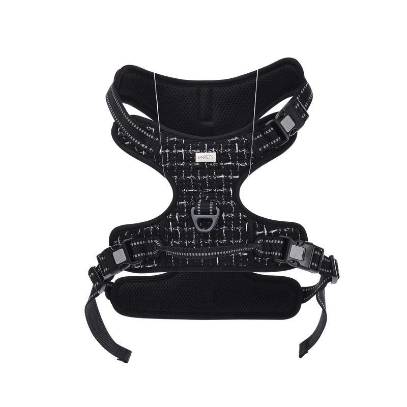 Haute Couture Dog harness Black charm
