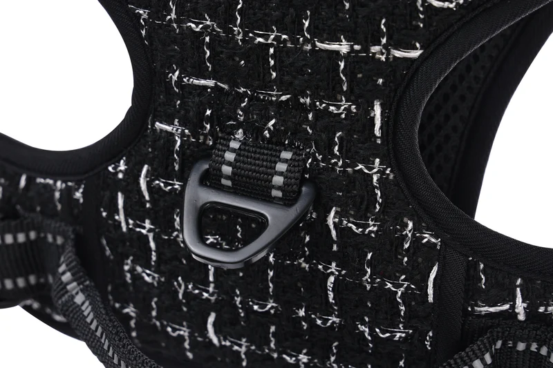 Haute Couture Dog harness Black charm