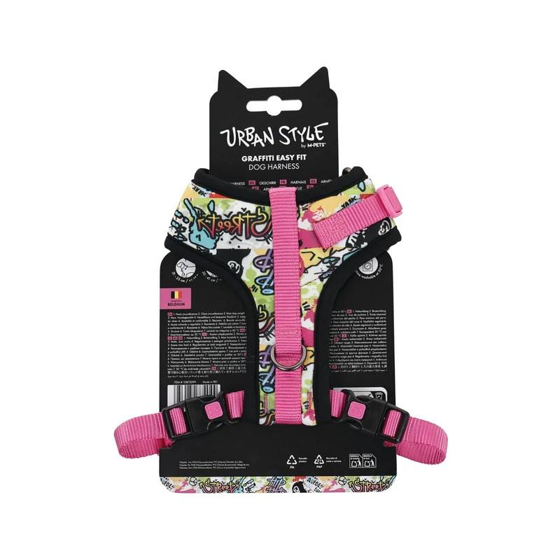 URBAN STYLE GRAFFITI Easy fit Dog harness