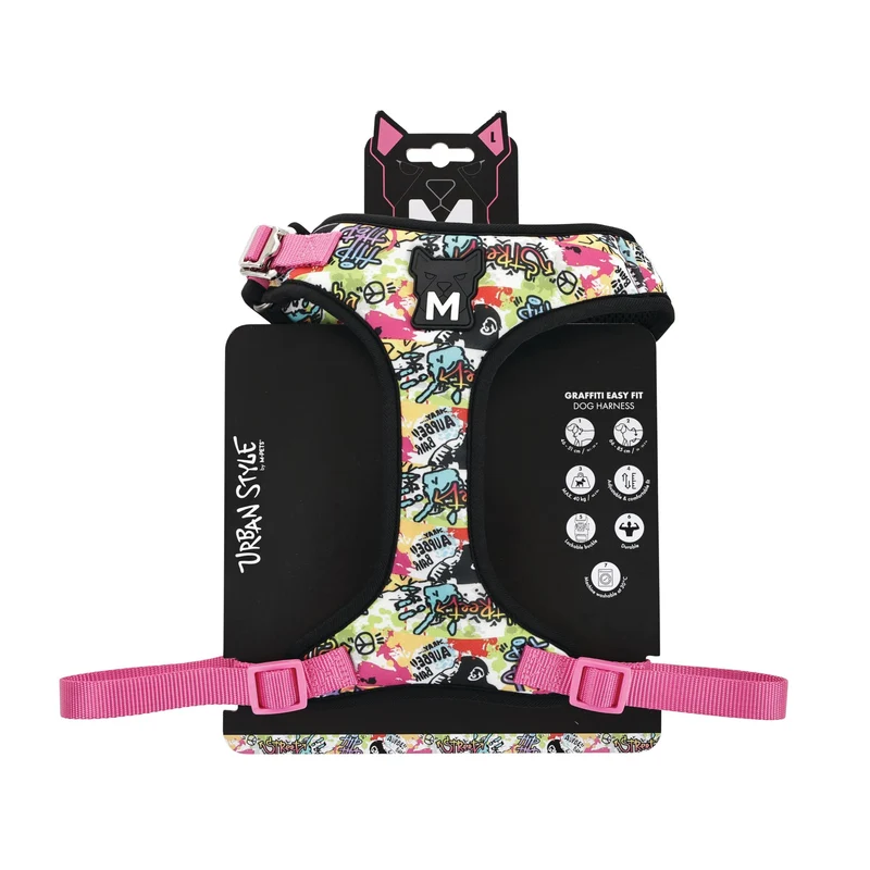 URBAN STYLE GRAFFITI Easy fit Dog harness