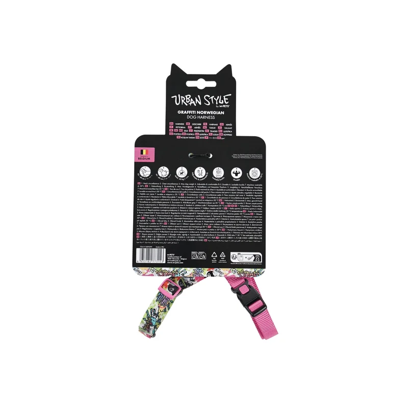 URBAN STYLE GRAFFITI Norwegian Dog harness